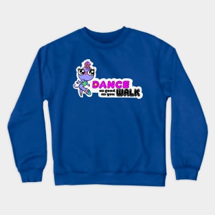 Cute Dance Cat Crewneck Sweatshirt